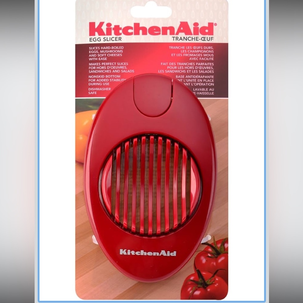 KitchenAid Bold Red Egg Slicer Brand New